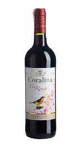 Вино Coralina Rouge Sec красное сухое кр11% 0,75л.