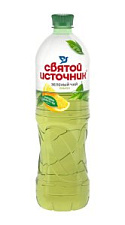 Холодный зеленый чай Святой Источник Лимон 500мл