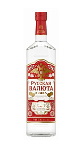 Водка Русская валюта, Люкс 38% 0.5л