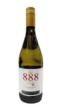 Вино 888 Chardonnay белое полусладкое, 12,5% 0,75л