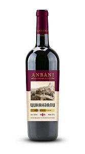 Вино ANBANI Цинандали сухое белое кр12% 0,75л