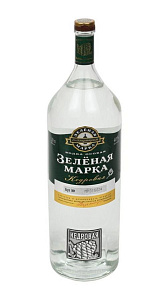 Водка Зеленая марка кедровая 40% 1л