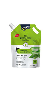 Гель для мытья посуды Qualita Green Tea&Aloe 500мл