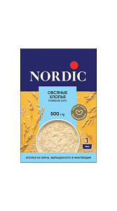 Хлопья Nordic Овсяные 500г
