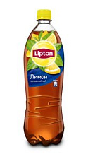 Холодный черный чай Lipton Лимон 1л
