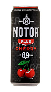 Пивной напиток Моспивком Motor Plus Cherry 6.9% 0.45л