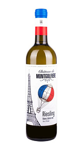 Вино Chateau Montgolfiere, Riesling столовое белое полусухое 11% 0,75л