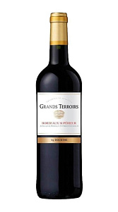 Вино Dourthe Grands Terroirs Bordeaux Superieur красное сухое, 14.5% 0,75л