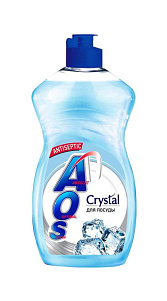 Средство для мытья посуды AOS Crystal 450г
