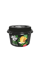 Чипсы BigBon сметана с зеленью с чесночным соусом 105г