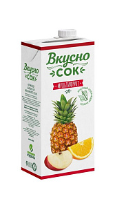 Напиток ВкусноСок сокосодержащий мультифруктовый 2л