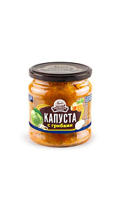 Капуста Семилукская трапеза с грибами 460г