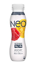 Йогурт питьевой Neo манго-малина 1.5% 260г