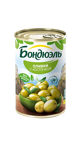 Оливки Бондюэль с косточкой 0.314л