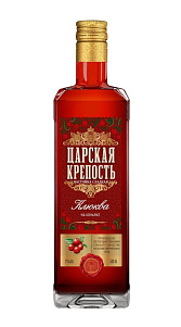 Настойка сладкая Царская Крепость Клюква на коньяке 21% 0.5л