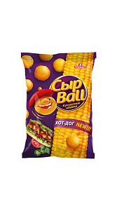 Кукурузные шарики Сыр Ball вкус Хот-дог 80г