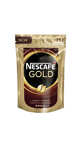 Кофе Nescafe Gold растворимый сублимированный 75г