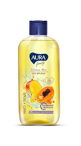 Гель для душа Aura Family Манго и папайя 400мл