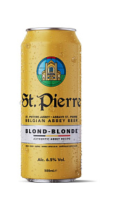 Пивной напиток St. PIERRE Blond пастериз
фильтров светлый, 6,5% 0,5л