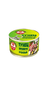 Тунец Hungrow премиум в собственном соку рубленый 185г