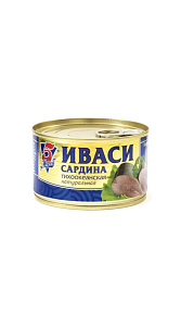 Иваси сардина 5 Морей Тихоокеанская натуральная 240г