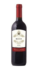 Вино Vezzani Rosso Puglia красное п/сух 12% 0.75л