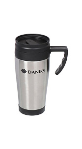 Термокружка Daniks серебро 0.45л 