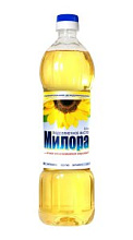 Масло Милора подсолнечное рафинированное 0.8л