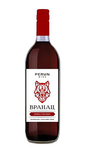 Вино Perun wine, Вранац красное сухое 11,5% 1л