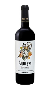 Вино Адагум Саперави красное сух. 11-12% 0.75л