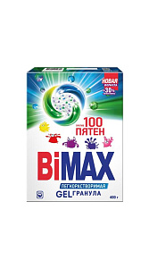 Стиральный порошок BiMax iQ Antiseptic 100 пятен Автомат 400г