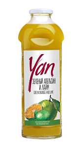 Нектар Yan Зеленый апельсин и лайм 0.93л