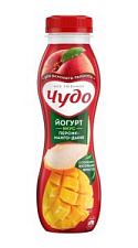 Йогурт питьевой Чудо Персик-манго-дыня 1.9% 260мл