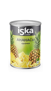 Ананасы Iska Classic кусочки 0.58л