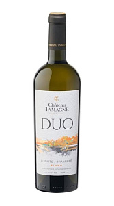 Вино Chateau Tamagne Duo белое п/сл 10-12% 0,75л