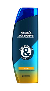 Гель для душа+Шампунь Head&Shoulders Sport 360мл