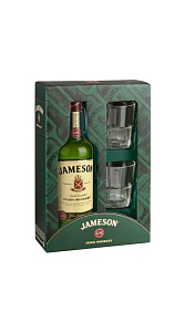 Виски Jameson в наборе со стаканами 40% 0.7л