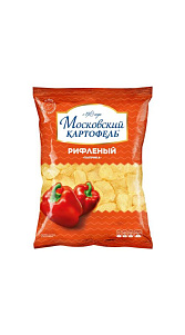 Чипсы картофельные Московский Картофель Паприка рифленые 130г