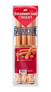 Сосиски Владимирский стандарт Баварские Классика 400г