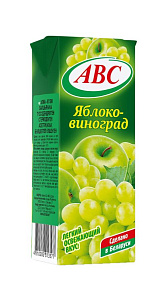 Нектар АВС Яблоко-виноград 200мл