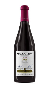 Вино Массандра, Авторское Сира красное сухое 13% 0,75л