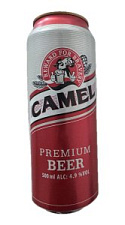 Пиво Camel Премиум светлое фильтрованное пастеризованное 4.9% 0,5л