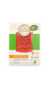 Форель Меридиан Слабосолёная ломтики 120г