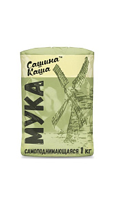 Мука Сашина Каша самоподнимающаяся 1кг
