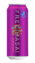 Энергетический напиток Free Masai Bubble Gum 450мл