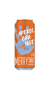Напиток слабоалкогольный Merry Time Aperol Orange 7,2% 0,43л.