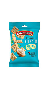 Снекиты Кириешки Сметана с зеленью 60г