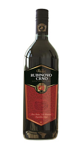 Вино Rubinovo CRNO красное сух 12% 1л