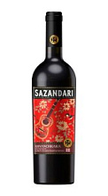 Вино Sazandari, Хванчкара красное полусладкое 12% 0,75л