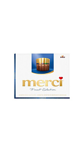 Набор шоколадных конфет Merci Молочный 250г